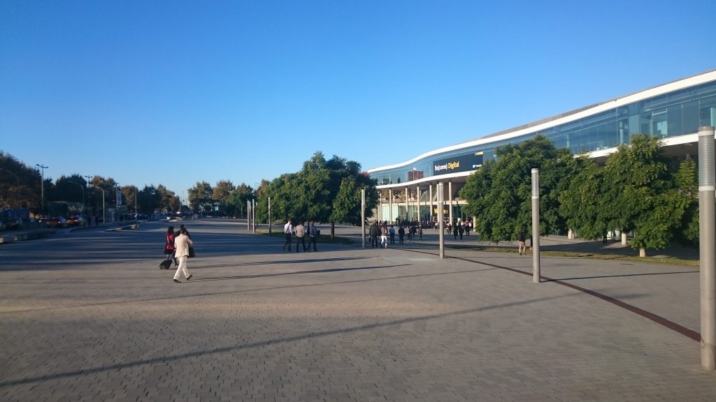 ZPARTNER @Teched in Barcelona 2017. Vor dem Gebäude des TechEd Event.