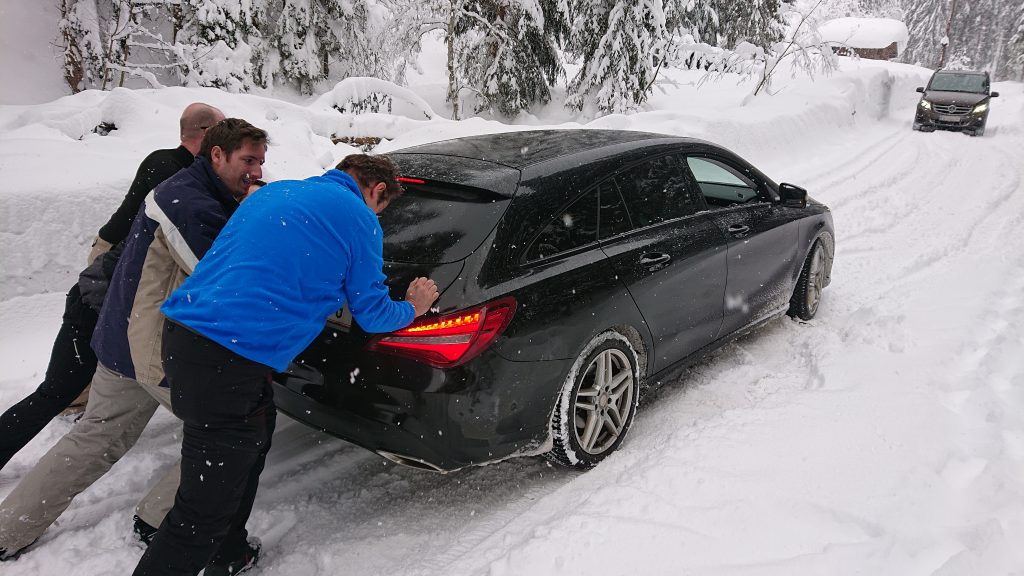 ZPARTNER Wintermeeting 2019. Schnee blockiert