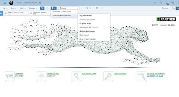 SAP Analytics Cloud Story development.