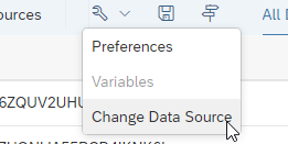 SAP Analytics Cloud (SAC) Change Datasource – Development in a One-Tenant Environment 