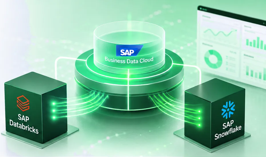 SAP Databricks and SAP Snowflake integration with SAP Business Data Cloud